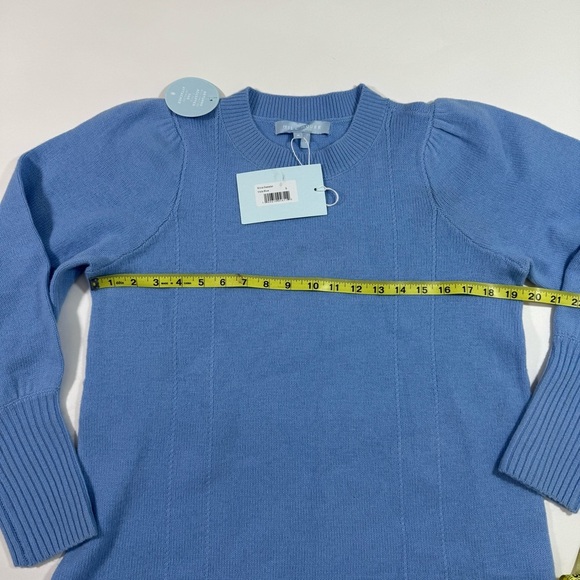 New Hill House Silvia Sweater Vista Blue Merino Wool - Picture 7 of 7